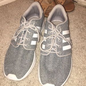 adidas gray and white